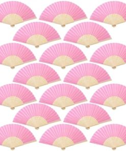 Handheld Folding Bamboo Fans