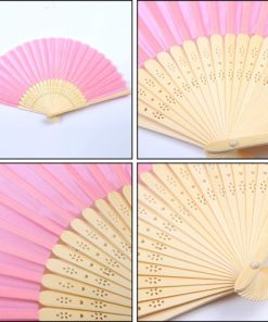 Bamboo Hand Fan 11 Handheld Folding Bamboo Fans Image 2