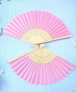 Bamboo Hand Fan 12 Handheld Folding Bamboo Fans Image 3