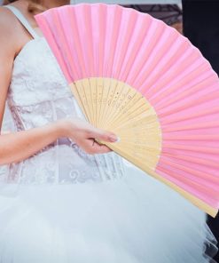 Bamboo Hand Fan 15 Handheld Folding Bamboo Fans Image 6