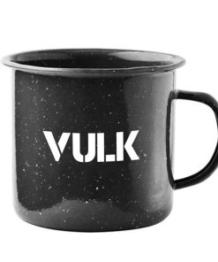 Happy Enamel Metal Mug