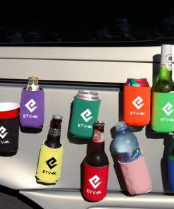Magnetic Koozies for Beer Cans and Bottles 16 Collapsible Magnetic Neoprene Can Cooler Sleeve Image 6
