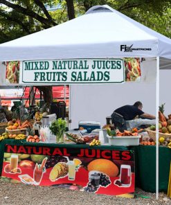 Durable Pop Up Canopy with 1 Removable Sidewall 13 Outdoor Canopy with 1 Side Wall and Carry Bag Image 5