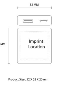 Micro USB Cell Phone Portable Power Banks 17 Branded Mini Power Bank With Micro USB Cable Image 7