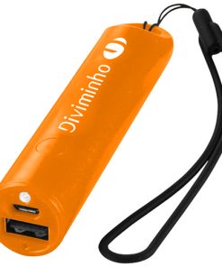 Personalized Mini Power Bank With Lanyard