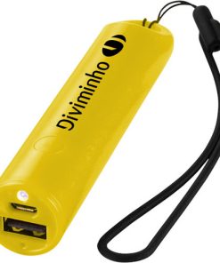 Personalized Mini Power Bank With Lanyard Image 1