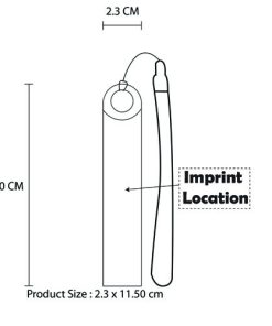 Personalized Powerbank 13 Personalized Mini Power Bank With Lanyard Image 5