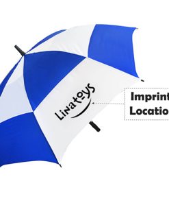 Vented Double Canopy Windproof Golf Umbrella 10 Dual Color Vented Golf Umbrella Image 4