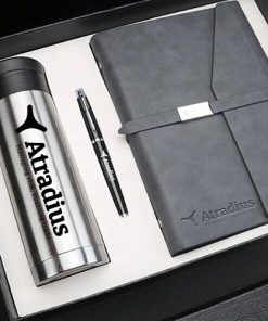 Corporate Notebook, Pen & Thermos Gift Set Image 1
