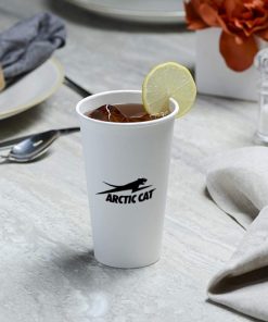 16 Oz Paper Cups 12 16 oz. Disposable White Paper Hot Cups Image 4