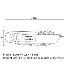 7-Tool Multifunction Stainless Steel Pocket Knife 25 7-Tool Multifunction Stainless Steel Pocket Knife Image 11