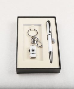 Custom 16GB USB Flash Drive Keychain Pen Gift Set 8 Custom 16GB USB Flash Drive Keychain & Pen Gift Set Image 1