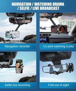 حامل هاتف للسيارة قابل للدوران 360 عالمي 21 360 rotatable and retractable car phone holder 1