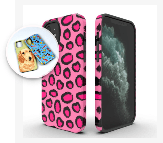 도매 맞춤 전화 케이스 3 Tough 3D Printed Double shell Snap Phone Case