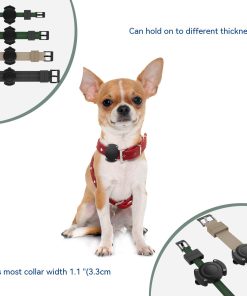 waterproof airtag case for dog collar 27 airtag holder dog collar waterproof