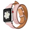 Wholesale Custom Leather Double Wrap Bands – Elevate Your Apple Watch Style 1 apple watch leather band double wrap