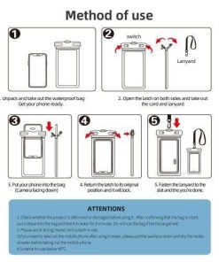 Universal Waterproof Phone Case with Floating Airbag 28 best universal kona submariner waterproof phone case 15