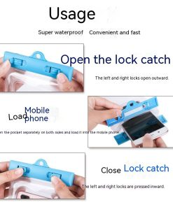 กระเป๋าใส่โทรศัพท์กันน้ำพร้อมช่องเสียบหูฟัง 33 best waterproof smartphone case 16