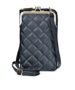 حقيبة كروس جلدية صغيرة 26 black crossbody purse 1