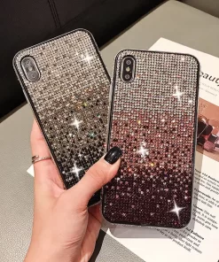 Cover per cellulari Bling all’ingrosso – Brillano con colori sfumati in Cina 11 bling iphone 12 cases 2