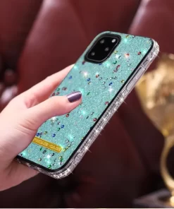 Discover Glamour: Wholesale Fashion Glitter iPhone Cases in Pink Glitter Case from China 10 blue glitter phone case