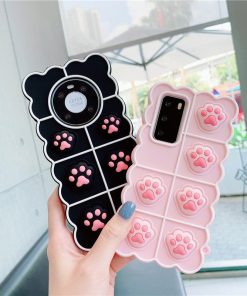 البوب هو حالة الهاتف سامسونج 30 blue pop it phone case 2
