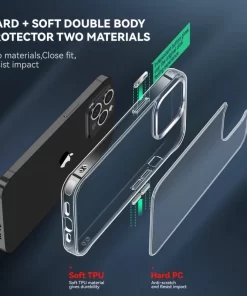 Ultra Impact Cases Wholesale: Crystal Clear iPhone Protection from Trusted China Supplier 15 bluk impact crystal clear iphone case