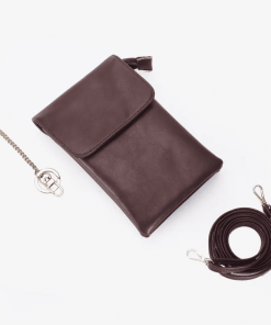 Alternative view of petit sac à bandoulière en cuir en gros