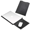 Eleve o seu MacBook com capas de feltro de couro personalizadas para MacBook no atacado 2 champagne chic custom macbook sleeve 3