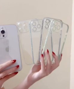 حالات الهاتف الخليوي الموزعين بالجملة الجانب واضح حالة الهاتف سباركلي 42 cheap cell phone accessories online 1