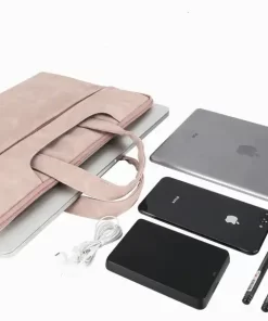 Elevate Your Style with Wholesale Matt Leather Laptop Bags from China 12 chic pink laptop bag for modern professionals