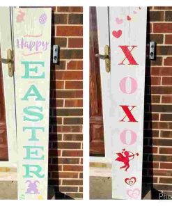 reversible fall and christmas porch sign 17 craft sign ideas