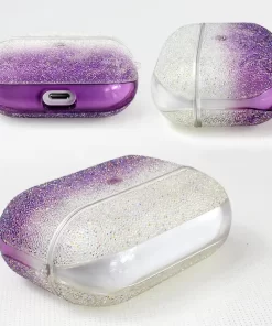 Sparkle with Glitter AirPods Cases – Wholesale China Supplier 11 customized glitter airpods case with logo and keychain 1