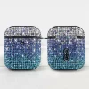 Rhinestone AirPod Case: Elevate Style with Wholesale Options in China 2 customized luxury rhinestone airpod case with black keychain