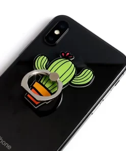 Elevate Style with Cute Cactus Phone Ring Grip – Wholesale Custom from China 10 cute cactus phone grip in acrylic material