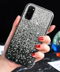 Enhance Style with Glitter Samsung Phone Cases | Wholesale China Supplier 9 dazzling gradient rhinestone cases