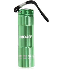 9 LED Aluminum Flashlight 17 Branded 9 LED Aluminum Alloy Torch Image 2