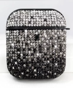 Rhinestone AirPod Case: Elevate Style with Wholesale Options in China 19 elegant black rhinestone airpod case stylish protection