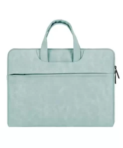 Elevate Your Style with Wholesale Matt Leather Laptop Bags from China 15 elegant matt leather laptop bag in grey