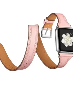 Wholesale Custom Leather Double Wrap Bands – Elevate Your Apple Watch Style 22 elevate your apple watch style with our chic double wrap bands