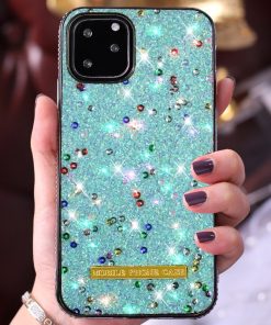 Glamour’u Keşfedin: Çin’den Pembe Simli Toptan Moda Parıltılı iPhone Kılıfları 11 fashion glitter blue iphone cases 5