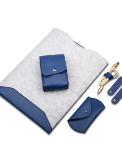 Werten Sie Ihr MacBook mit maßgeschneiderten MacBook-Hüllen aus Leder und Filz im Großhandel auf 12 felt macbook sleeve rosegold elegance 2