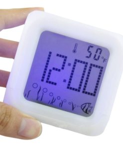 Glowing Led Color Change Digital Alarm Clock 14 Glowing LED Digital Alarm Clock Image 4