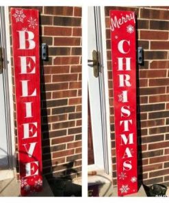 reversible fall and christmas porch sign 18 front porch christmas signs