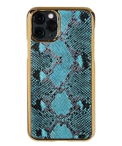 Luxury Genuine Leather Snake Skin iPhone Case Wholesale China 14 genuine leather iphone case in snake skin pattern