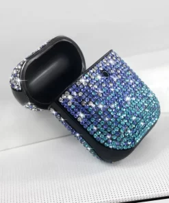 Rhinestone AirPod Case: Elevate Style with Wholesale Options in China 21 glitter rhinestone airpods 1 2 pro case with keychain