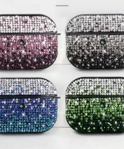Rhinestone AirPod Case: Elevate Style with Wholesale Options in China 22 glitter rhinestone airpods 1