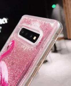 Capa de telefone Flamingo 14 glittering flamingo phone case for samsung 4