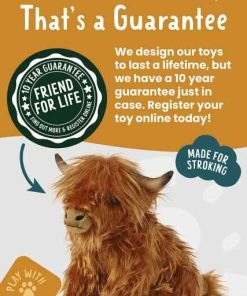 highland cow plush toy with custom ear tag 15 highland cow facts