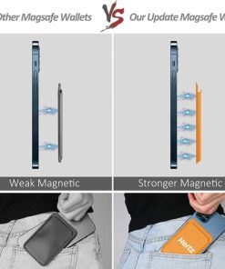 Magnetic Credit Card Holder 11 Leather Magnetic Phone Card Holder Image 2